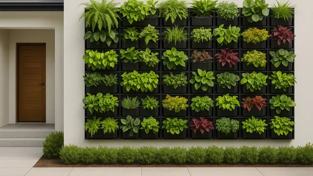Model Vertical Garden atau Dinding Tanaman, Percantik Hunian Anda/via AI
