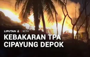 Kebakaran TPA Cipayung Depok