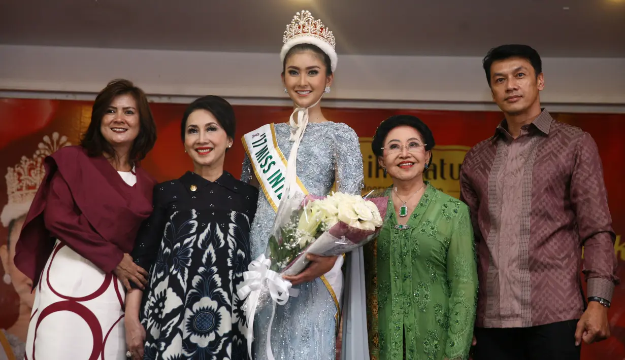 Kevin Lilliana saat konferensi pers di Aula Sasono Mangunsarkoro, Menteng, Jakarta Pusat, Rabu (29/11). Ia baru saja tiba di Jakarta pada Selasa (28/11). (Nurwahyunan/Bintang.com)