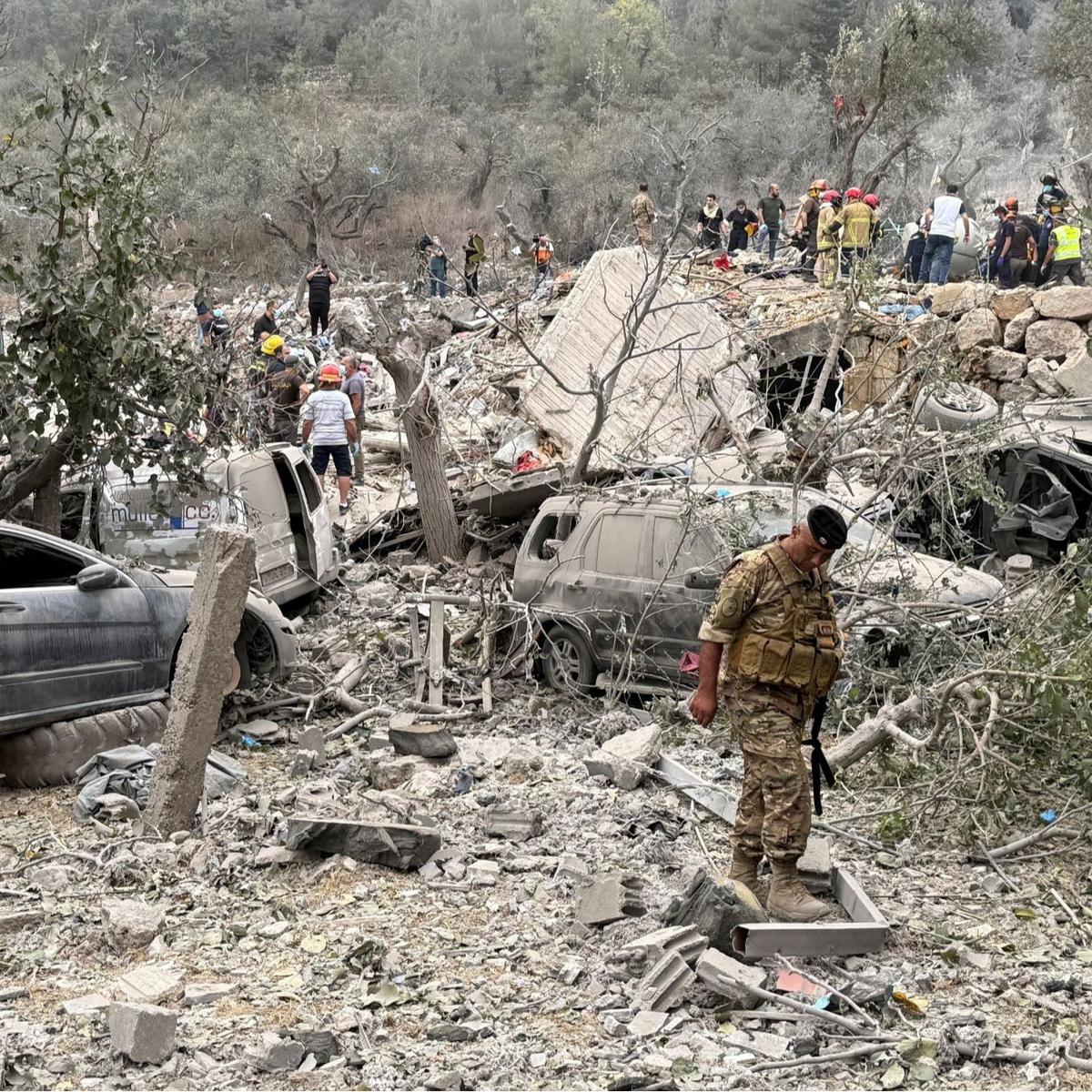 Serangan brutal Israel hancurkan permukiman Kristen di Lebanon