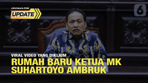 Tidak Benar Video Rumah Baru Ketua MK Suhartoyo Ambruk