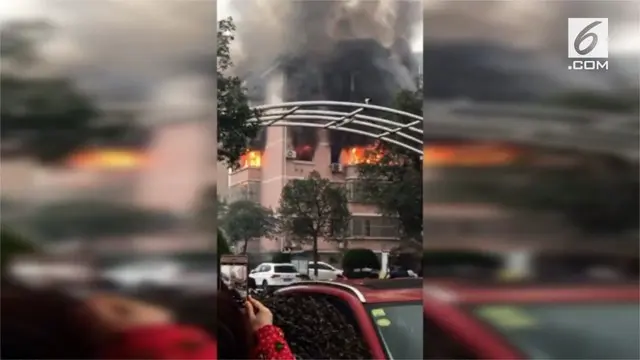 VIDEO: Detik-Detik Apartamen Meledak, Tiga Tewas