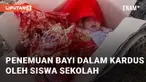 Penemuan bayi dalam kardus terjadi di Kabupaten Semarang, Kamis (15/8/2024). Bayi pertama kali ditemukan oleh siswa sekolah yang curiga dengan kardus