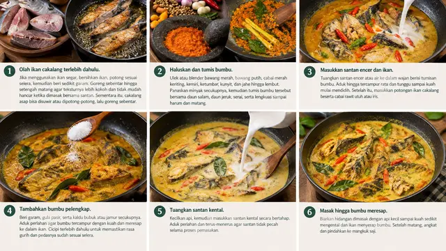 Resep Ikan Cakalang Masak Santan dengan Cabai Rawit