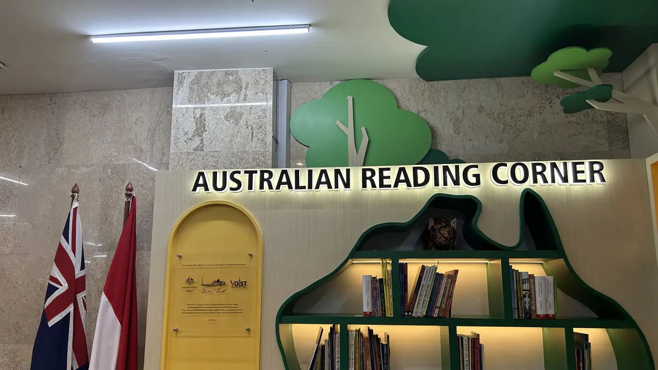 Australian Reading Corner di Perpustakaan Masjid Istiqlal Rabu (15/7) (Dok: Nasywa Fakhirah)
