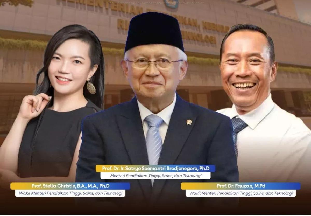Tiga nakhoda Kementerian Dikti Saintek