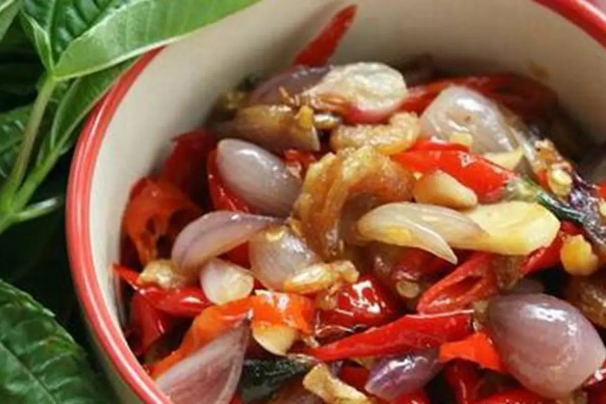 Tumis ebi bawang merah./Copyright cookpad.com/@heshidayat