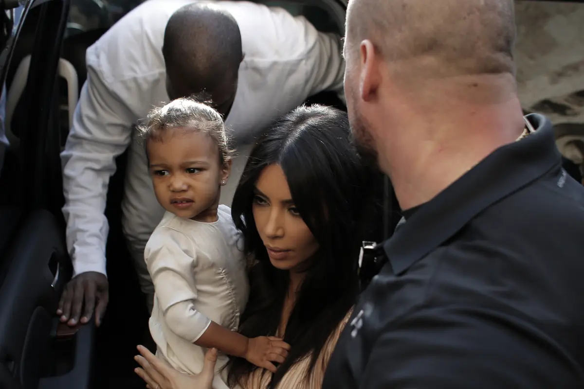 Kim Kardashian dan North West