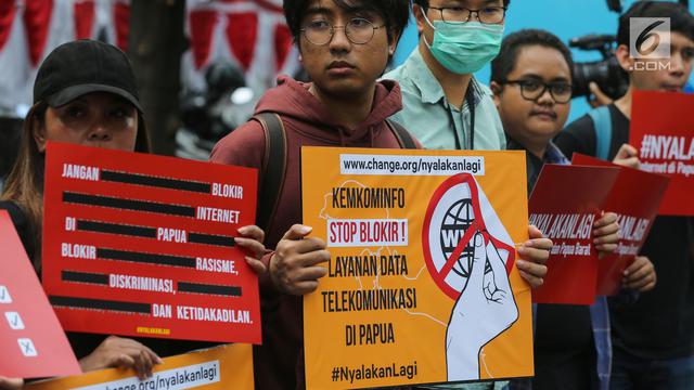 Tolak Pembatasan Internet di Papua dan Papua Barat