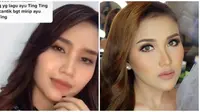 Potret Inka Inneke wanita yang disebut kembaran Ayu Ting Ting. (Sumber: Instagram/@ayutingting92/TikTok@/inka_ineke2608)