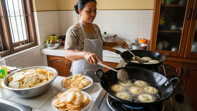 5 Cara Goreng Emping Melinjo agar Renyah Sempurna, Gurih dan Tidak Pahit