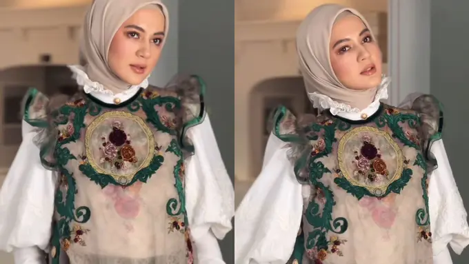 Paula Verhoeven sukses menciptakan kesan effortless beauty yang anggun dan berkelas di 8th Anniversary MS Glow (Instagram/@paula_verhoeven)