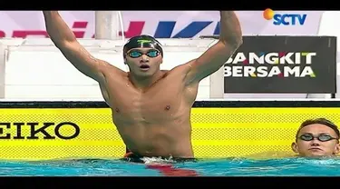 Lagi, cabang olahraga renang sumbang medali di Sea Games 2017 melalui Gagarin, yang berlaga di lintasan 5.