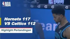 Kyrie Irving mencatat 27 poin dan 11 assist tetapi Kemba Walker 43 poin memimpin the Hornets atas Celtics.