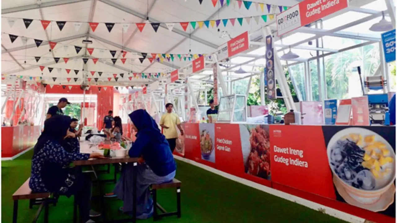 GoFood Festival di TIS Square, Tebet, Jakarta Selatan