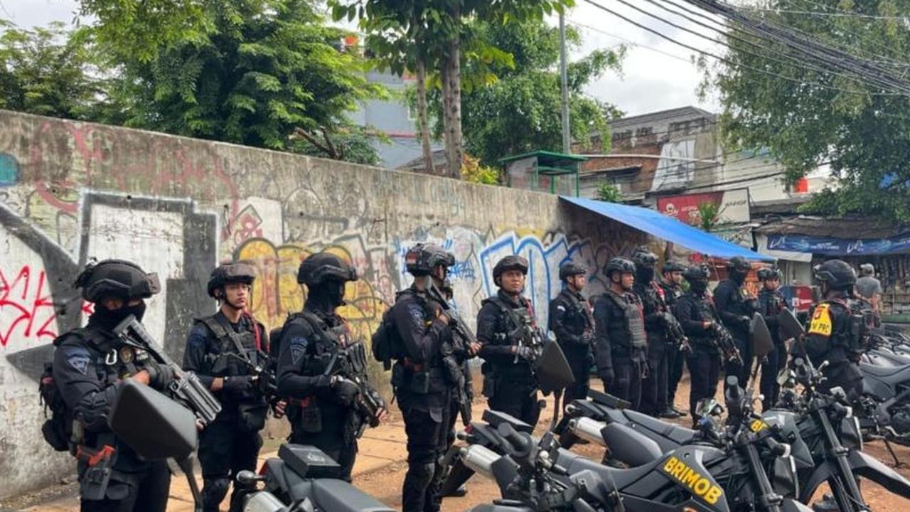 Patroli Brimob Jaktim Ditingkatkan, Cegah Tawuran di Cipinang Besar Selatan