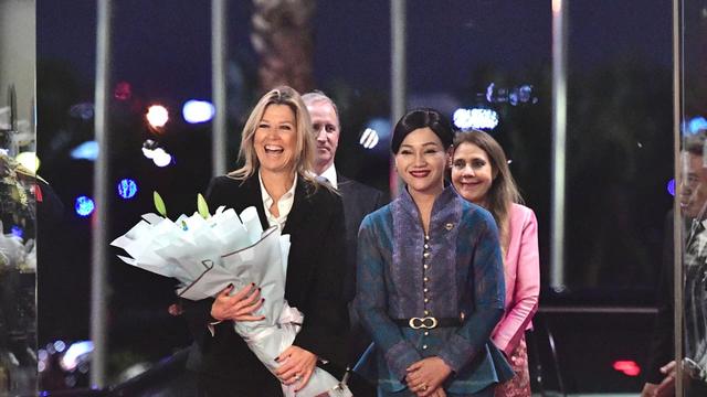 Ratu Maxima dari Belanda tiba di Bandara Internasional Soekarno-Hatta, Tangerang, Banten. (Istimewa)