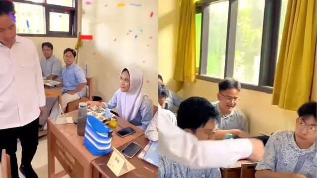 Gibran Rakabuming Pantau Progran Makan Bergizi Gratis di Depok, Siswa Usul Sesekali Ada Menu Rendang