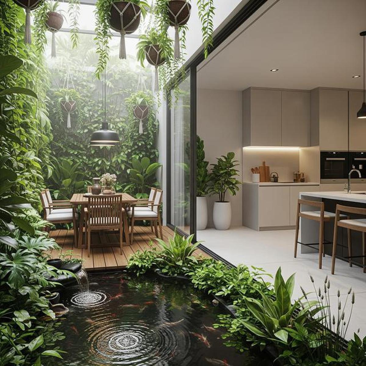 7 Inspirasi Teras Mini Dekat Dapur Rumah, Ciptakan Area Nyaman dan Estetik