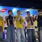 Boyband asal Korea Selatan, RIIZE, menggelar meet and greet perdana di Beach City International Stadium, Ancol, Jakarta Utara pada Sabtu (8/6/2024). (Foto: Zulfa Ayu Sundari)