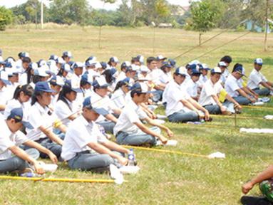 Citizen6, Subang: Kegiatan LDKS diikuti 237 siswa akan dilaksanakan selama tiga hari ke depan di lingkungan Lanud Suryadarma. (Pengirim: Dodo)