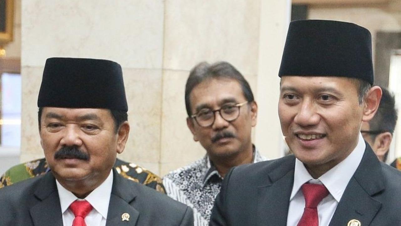 FOTO: Senyum AHY Setelah Dilantik Jokowi Jadi Menteri ATR/BPN Menggantikan Hadi Tjahjanto