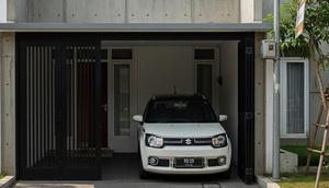 Ilustrasi mobil kecil untuk teras terbatas atau garasi kecil (source: gemini)