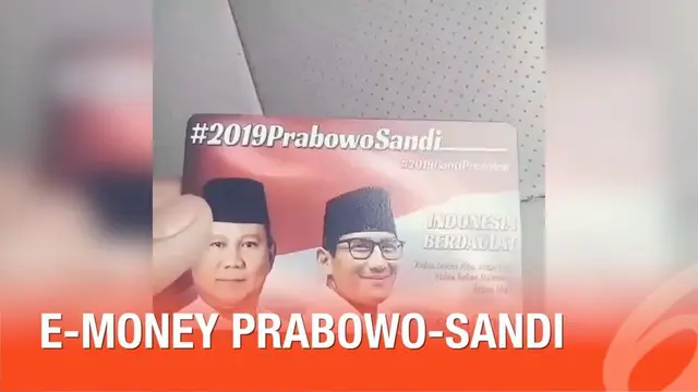 Beredarnya kartu e-money dengan foto Prabowo-Sandiaga Uno di media sosial mendadak viral. TKN Jokowi-Ma'ruf melalui ketua TKN Erick Tohir akhirnya menyampaikan tanggapannya.