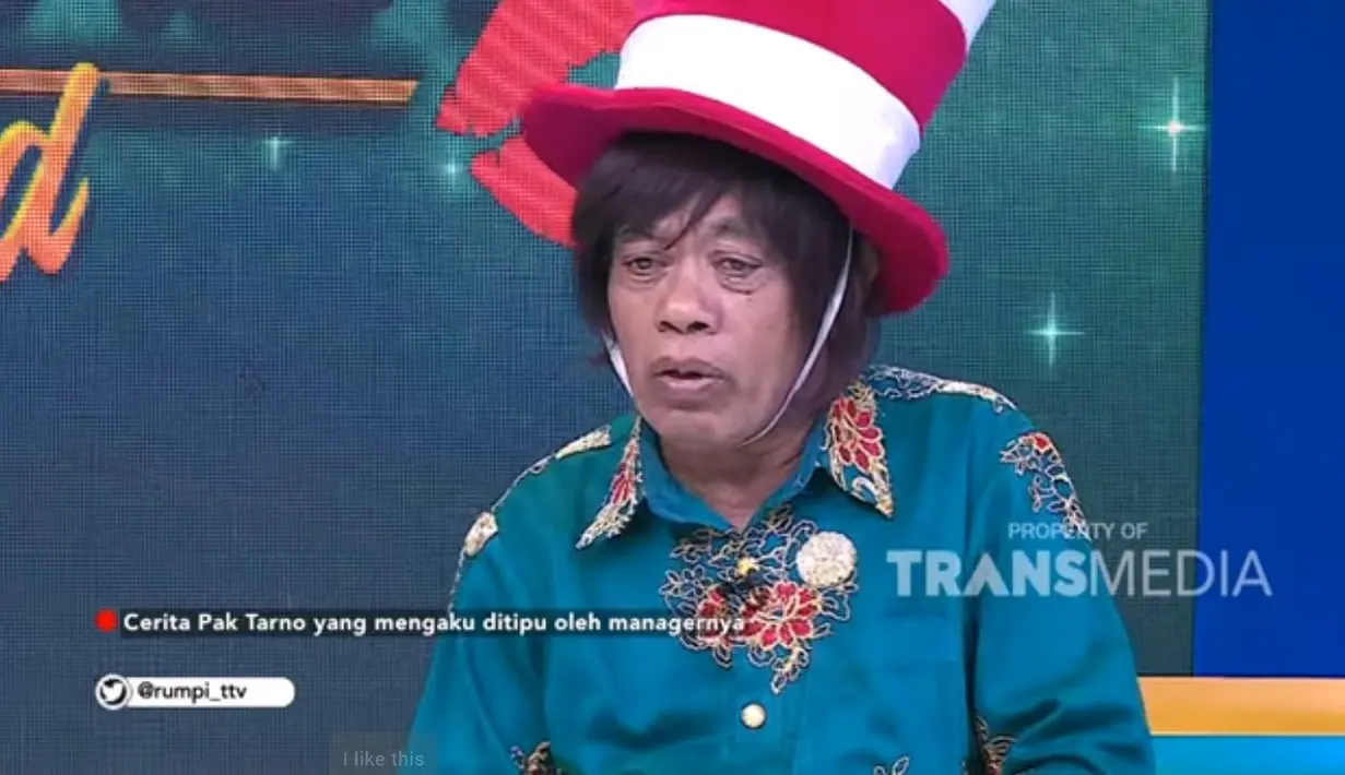 Merantau ke Jakarta, Pak Tarno kerja serabutan. Jualan minyak keliling, jualan air keliling, jadi dalang wayang golek hingga bermain sulap. Setelah jadi artis, Pak Tarno bersyukur hidup lebih baik. Bahkan bisa memiliki rumah, mobil dan tanah.  [Youtube/TRANS TV Official]