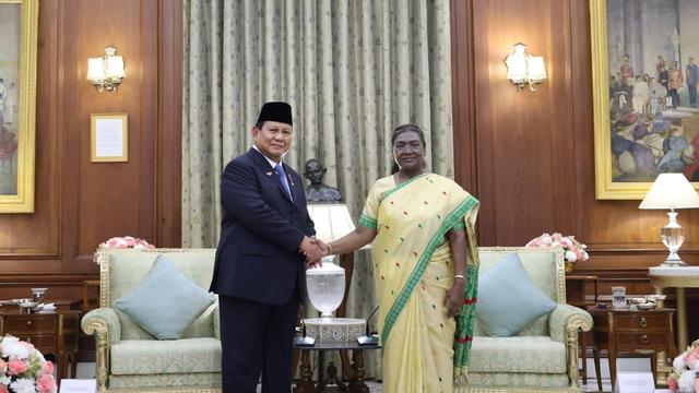 Prabowo Apresiasi Sejarah Panjang Hubungan Indonesia-India di Jamuan Kenegaraan