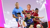 Premier League - Haaland, Nunez, Scamacca, Perisic, Lisandro Martinez (Bola.com/Adreanus Titus)