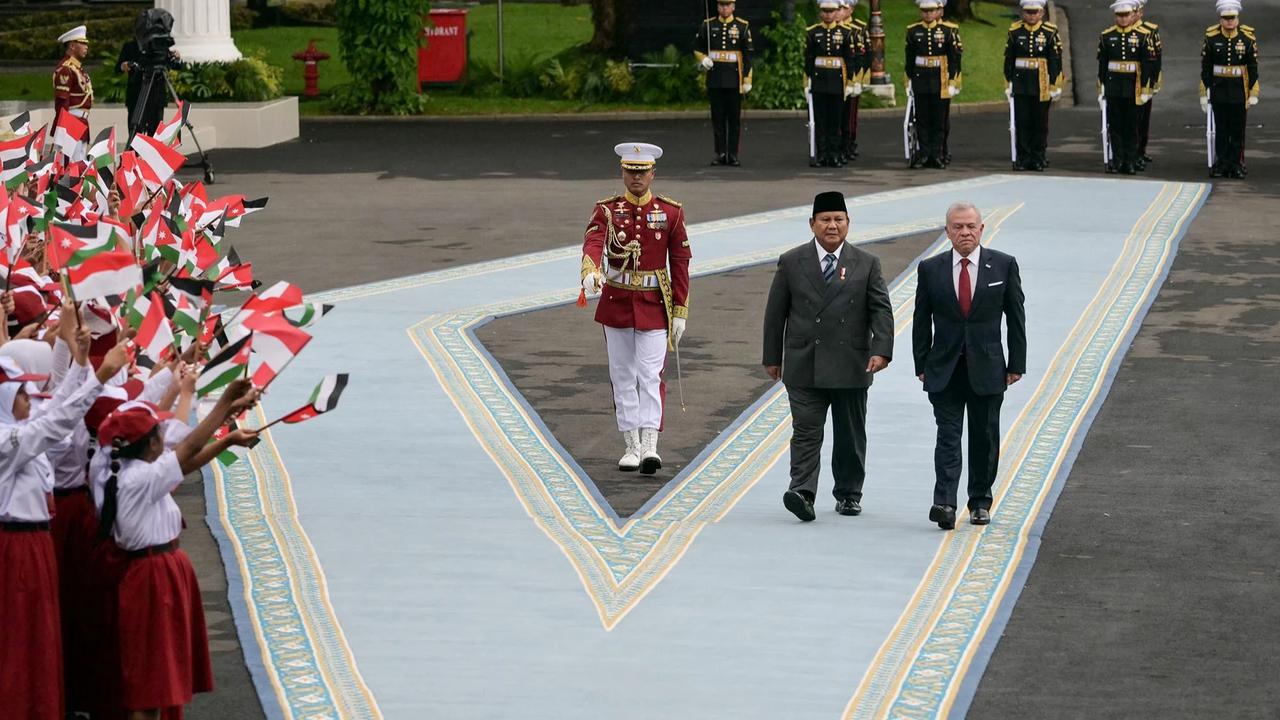 FOTO: Presiden Prabowo Sambut Raja Yordania di Jakarta, Agenda Bilateral Digelar di Istana Merdeka