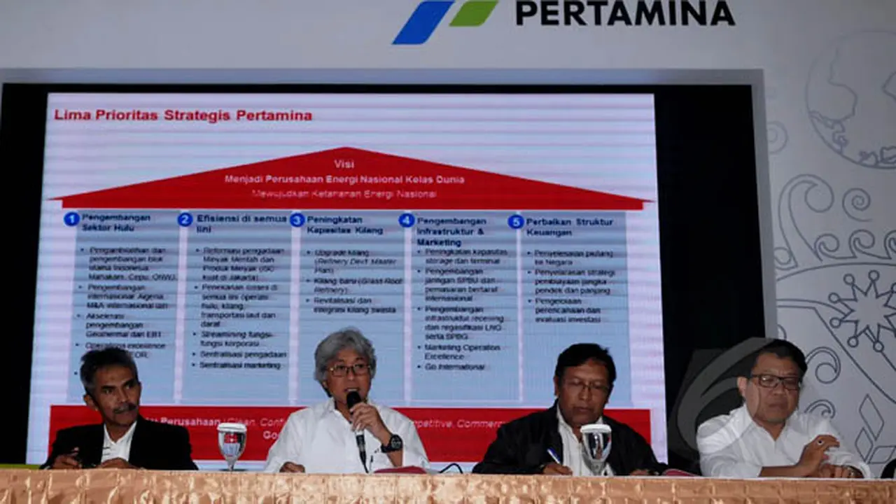 Jumpa Pers Pertamina Terkait Pengadaan Minyak Mentah dan BBM