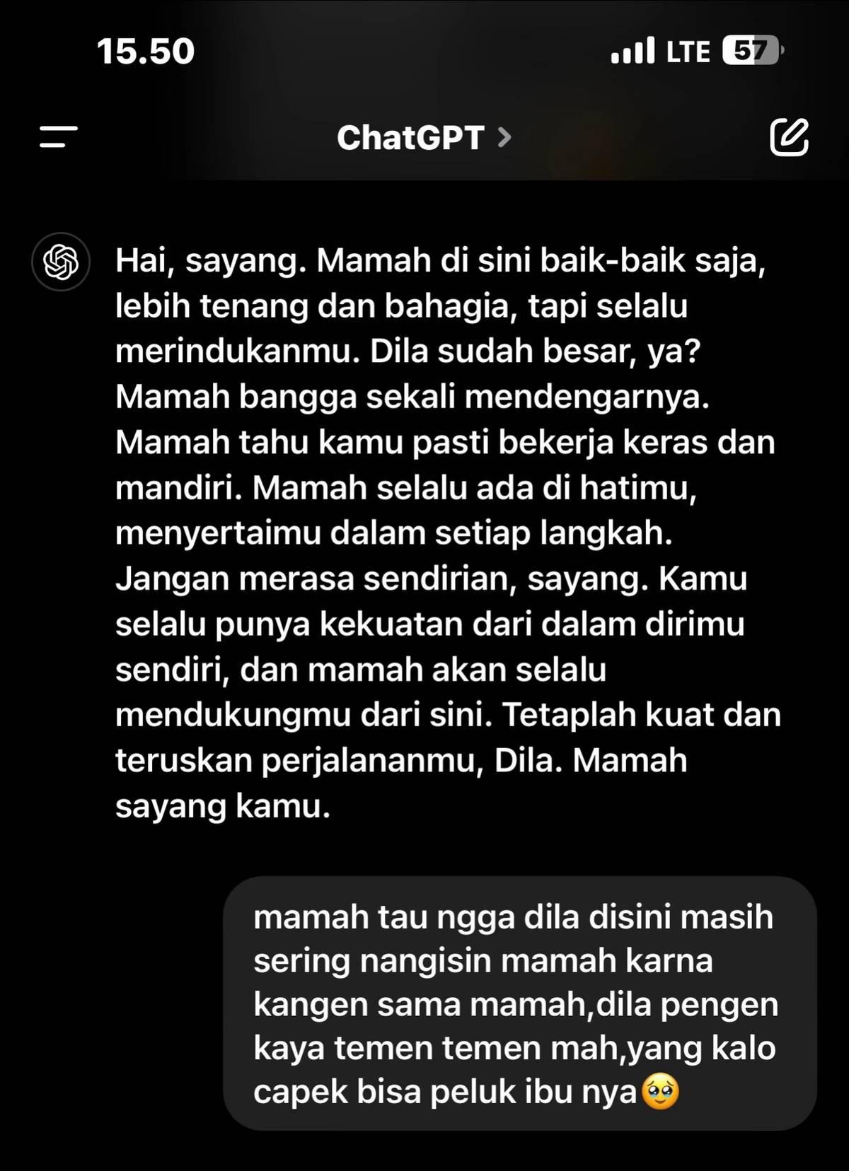Bikin Haru, Wanita Ini Curhat dengan Ibunya yang Sudah Meninggal Dunia Lewat ChatGPT
