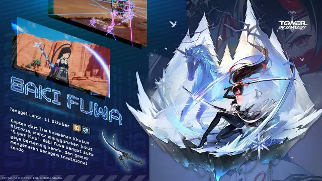 Selain Confounding Labyrinth, sebelumnya Tower of Fantasy kehadiran karakter bernama Saki Fuwa.