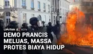Demo di Prancis Berujung Ricuh, Massa Tolak Kenaikan Biaya Hidup