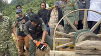 Petugas Taman Nasional Gunung Halimun Salak Ajak Penambang Ilegal Sadari Aksinya