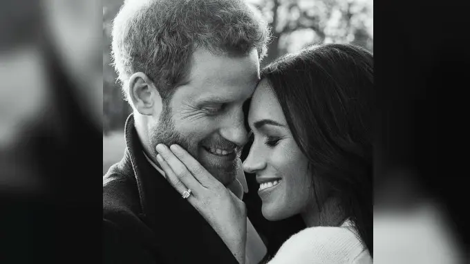 Foto pertunangan Pangeran Harry dan Meghan Markle (AP)