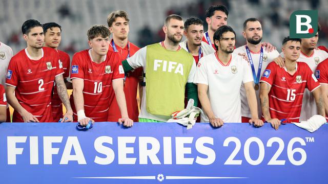 Foto: Ragam Raut Kecewa Para Penggawa Timnas Indonesia setelah Menjadi Runner Up di FIFA Series 2026