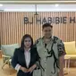 Maharani Kemala dan Ivan Gunawan di South Quarter, Jakarta Selatan, Selasa (26/3/2024). (Ruly Riantrisnanto)