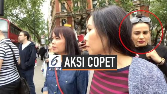 VIDEO: Aksi Kawanan Copet Cantik Terekam Kamera Korban