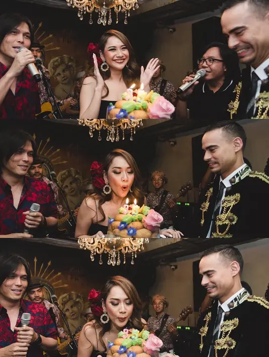 Kemeriahan sangat terasa di ulang tahun BCL ini. Selain suara emas yang tak henti terdengar, pesta ultahnya kali ini juga terbilang meriah dengan konsep Mexicana. Selain itu, BCL dapat hadiah istimewa dari Noah, anaknya. (Instagram/bclsinclair)