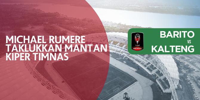 VIDEO: Gol Michael Rumere Taklukkan Mantan Kiper Timnas Indonesia
