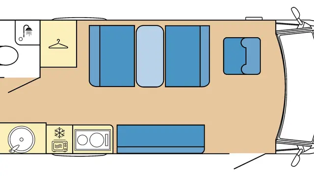Denah Interior Modular Puna Vanlife (autoevolution)