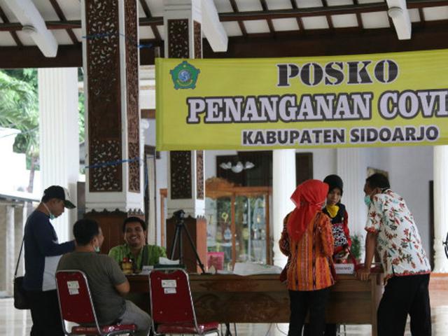 Tingkatkan Kewaspadaan Sidoarjo Buka Peta Sebaran Corona Covid 19 Surabaya Liputan6 Com