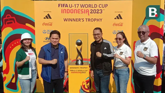 Foto: Trophy Experience Piala Dunia U-17 2023 Hadir di Kota Pahlawan Surabaya