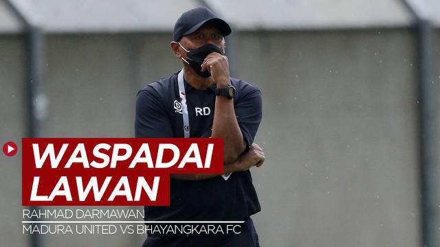 Berita Video, Pelatih Madura United, Rahmad Darmawan Waspadai Permainan Bhayangkara FC