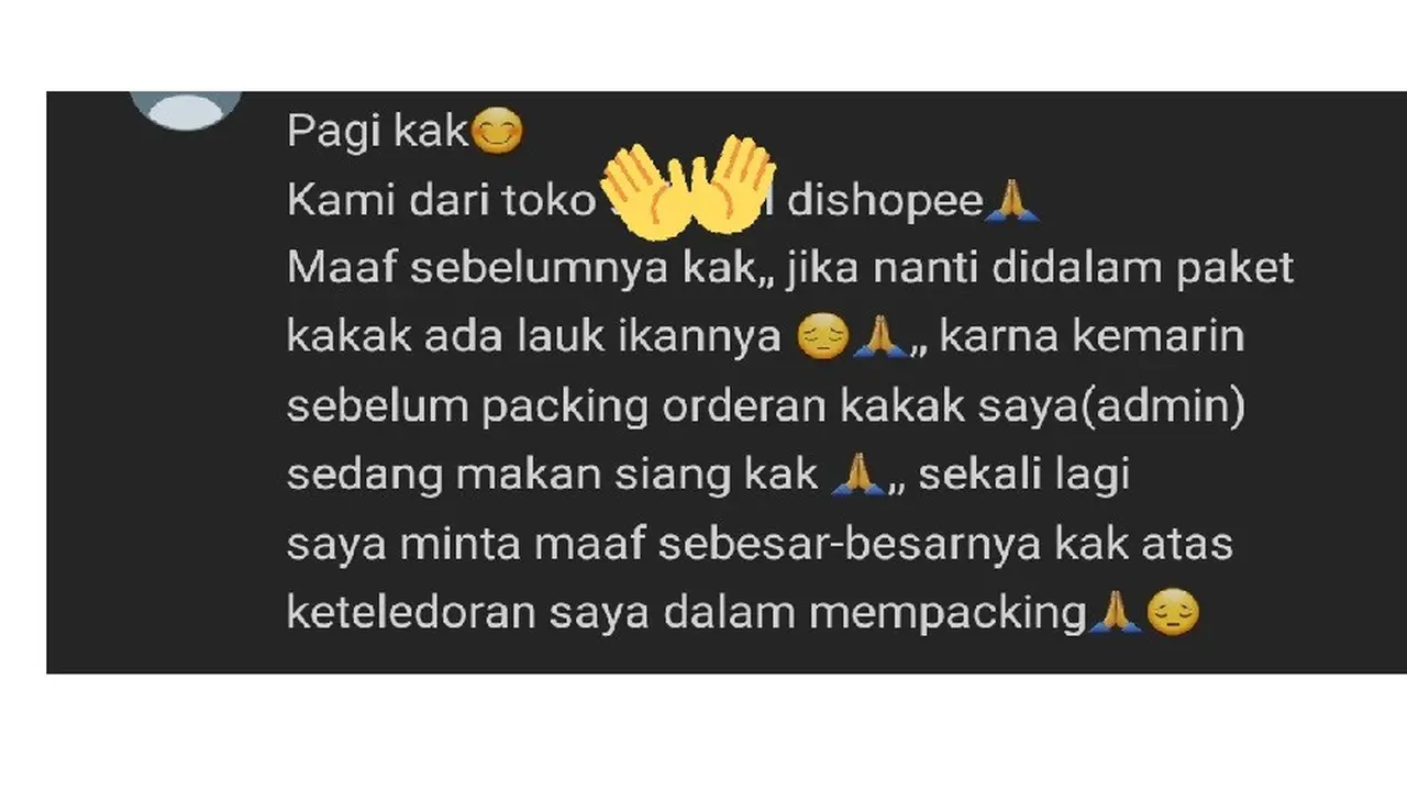 Bikin Heran, Lauk Makan Siang Penjual Online Ini Ikut Masuk Paket saat Dikemas