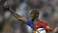 Pencetak gol terbanyak La Liga Spanyol sepanjang sejarah didominasi oleh para pemain asal Spanyol, Argentina, Prancis dan Uruguay. Di luar itu terselip pemain asal Afrika dengan talenta ciamik. Berikut 4 pemain Afrika dengan jumah gol terbanyak di La Liga. (AFP/Miguel Riopa)