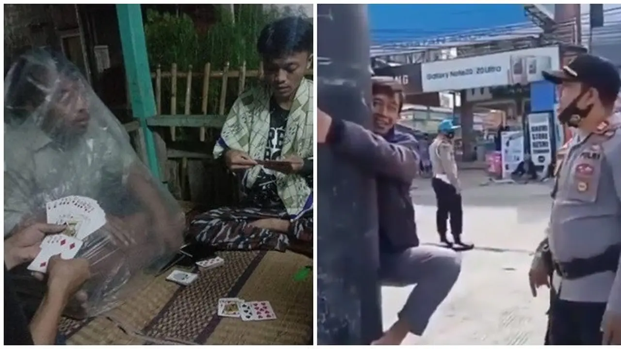 6 Potret Aksi Kocak Orang saat Dapat Hukuman Ini Bikin Ketawa Geli